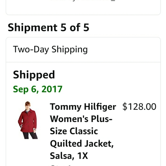 Tommy Hilfiger Women's Plus Size Classic Quilted Jacket XLT - Picture 3 of 6